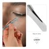 MALUGOGO Professional Stainless Steel Eyelid Tweezers Small 3x4cm Meibomian Gland Expressor for Eye Massage and Eyelid Blockage Relief Tool for Dry Eye Care view 3