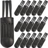 HOOWIFFY 100pcs Mini Nose Hair Trimmer Cleaning Brush Set Black Shaver Cleaning Tool Portable for Mens Electric Shaver Maintenance and Facial Hair Removal view 1