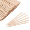SNWbamood 200 Pcs Small Waxing Sticks Disposable Single Spatulas for Eyebrow, Lip, Nose, Hair Removal Professional Hard & Soft Wax Sticks for Salon or Home Use view 1
