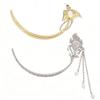 KINCHYGO, 2 Pack Phoenix Chinese Hair Sticks Flower Pearl Tassel Hair Pins view 1
