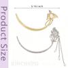 KINCHYGO, 2 Pack Phoenix Chinese Hair Sticks Flower Pearl Tassel Hair Pins view 2