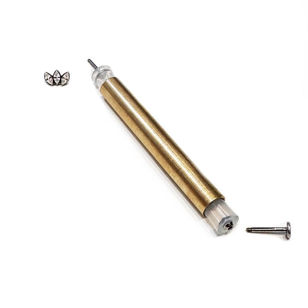 Piercing Jewelry Grabber 2.0 - 3.0mm Holder Tool, Ball Grabber Insertion Tool with Silicone Grip for Flat Back Earrings, Threaded & Threadless Studs Helix Tragus Conch Cartilage Nose Lip Labret