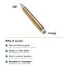 Piercing Jewelry Grabber 2.0 - 3.0mm Holder Tool, Ball Grabber Insertion Tool with Silicone Grip for Flat Back Earrings, Threaded & Threadless Studs Helix Tragus Conch Cartilage Nose Lip Labret view 2