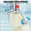 Manual Liquid Paste Filling Machine 5-60ml Adjustable Stainless Steel Bottle Filler with 10L Hopper for Filling Paste Perfume Lip Gloss view 4