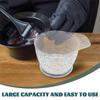 CATIEBYE 2pcs Plastic Hair Mixing Bowls for Hair Dyeing and Coloring Crystal Blue Color and Styling view 3