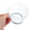 CATIEBYE 2pcs Plastic Hair Mixing Bowls for Hair Dyeing and Coloring Crystal Blue Color and Styling view 4
