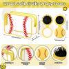 Remerry 60 Pcs Softball Gifts Makeup Bag for Women Party Team Gifts with Sport Hair Ties Folding Mirror Hair Brushes Bracelets Lip Balm Holder Keychain view 2
