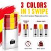 Red Yellow Red Face & Body Paint Stick, Sports Eye Black-Style Makeup Stick, Soccer Fan Makeup, Waterproof Sweatproof Cream Paint for Football Baseball Fans, Fiesta Party Flag Color Makeup view 2