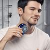 Mini Electric Shaver, Waterproof Rechargeable Metal Portable Shaver, Wet & Dry Use for Men, Electric Foil view 2