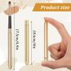 6PCS Silver Gold Portable Professional Lip Brush for Lipstick Applicator view 2