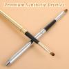 6PCS Silver Gold Portable Professional Lip Brush for Lipstick Applicator view 3