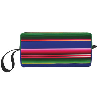 DRTGEDS Colorful Mexican Stripes Print Minimalist Carry Bag, Large Capacity Tote. Compact Storage Pouch for Gym, Work, and Weekend Trips