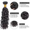 Water Wave Bundles Human Hair 26 28 30 Inch Water Wave Bundle #1B Natural Black Color Unprocessed Brazilian Virgin Weave Hair 3 Bundle 50 Gram Per Bundle for Black Women view 3