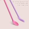 6 PCS Non-Stick Wax Spatulas Set, Silicone Wax Applicator Different Sizes Scrapers Reusable Silicone Stirring Stick For Home Salon Body Use (Pink & Purple) view 3