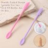 6 PCS Non-Stick Wax Spatulas Set, Silicone Wax Applicator Different Sizes Scrapers Reusable Silicone Stirring Stick For Home Salon Body Use (Pink & Purple) view 4