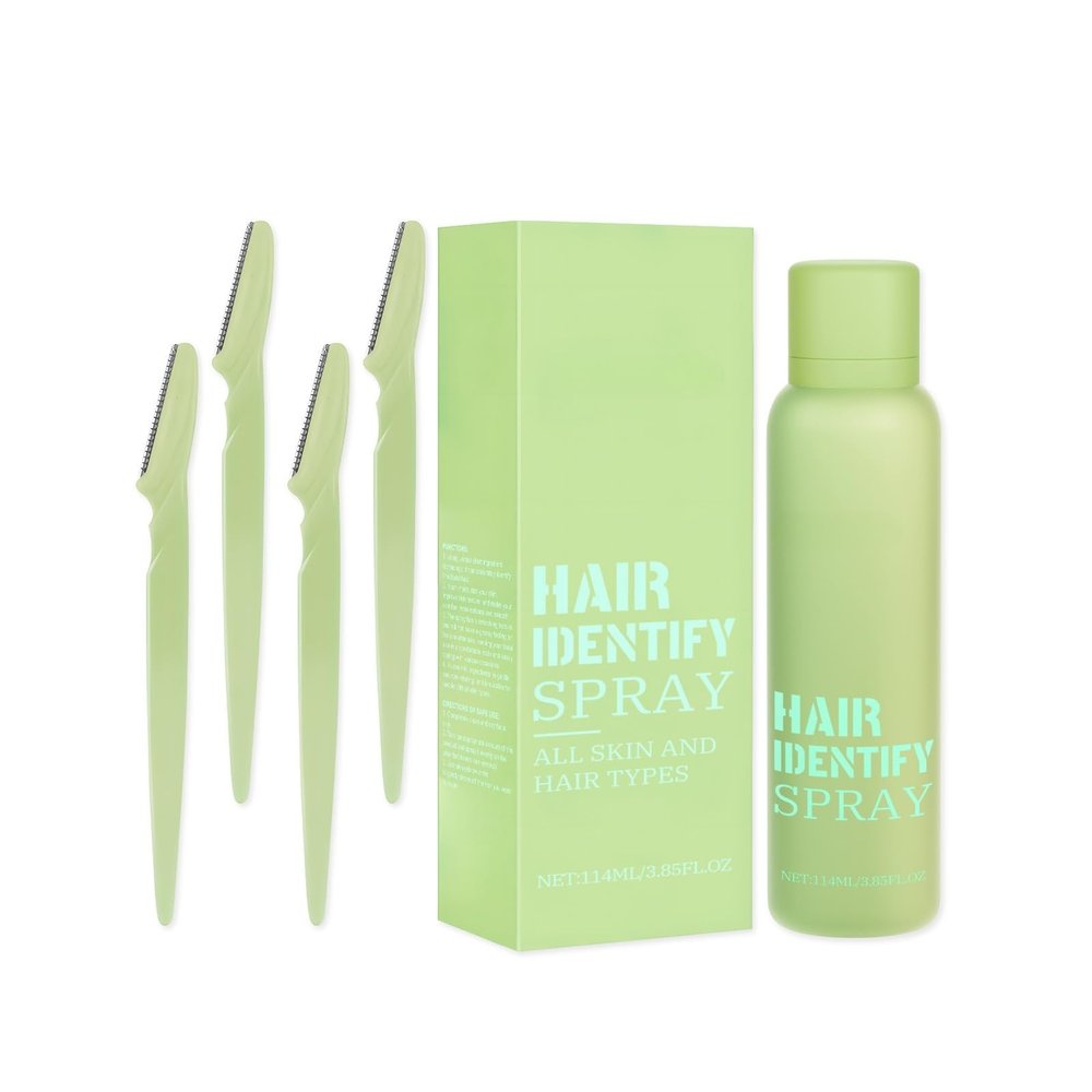 Facial Hair Identification Spray, Facial-Specific, Easy To Use, Gentle Moisturizing For Smooth Skin(3pcs)
