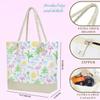 BELLOWDEER Beach Bags for Women, Wet Bag Cosmetic Bag, Pool Waterproof Flamingo Palm tree Shoulder Tote Bags With Zipper for Beach Travel, Summer Travel Essentials, Gifts for Women Birthday Set of 2 view 4