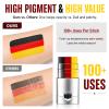 Black Red Yellow Face & Body Paint Stick, Sports Eye Black-Style Makeup Stick, Soccer Fan Makeup, Waterproof Sweatproof Cream Paint for Football Baseball Fans, Flag Color Makeup for Festival Party view 4