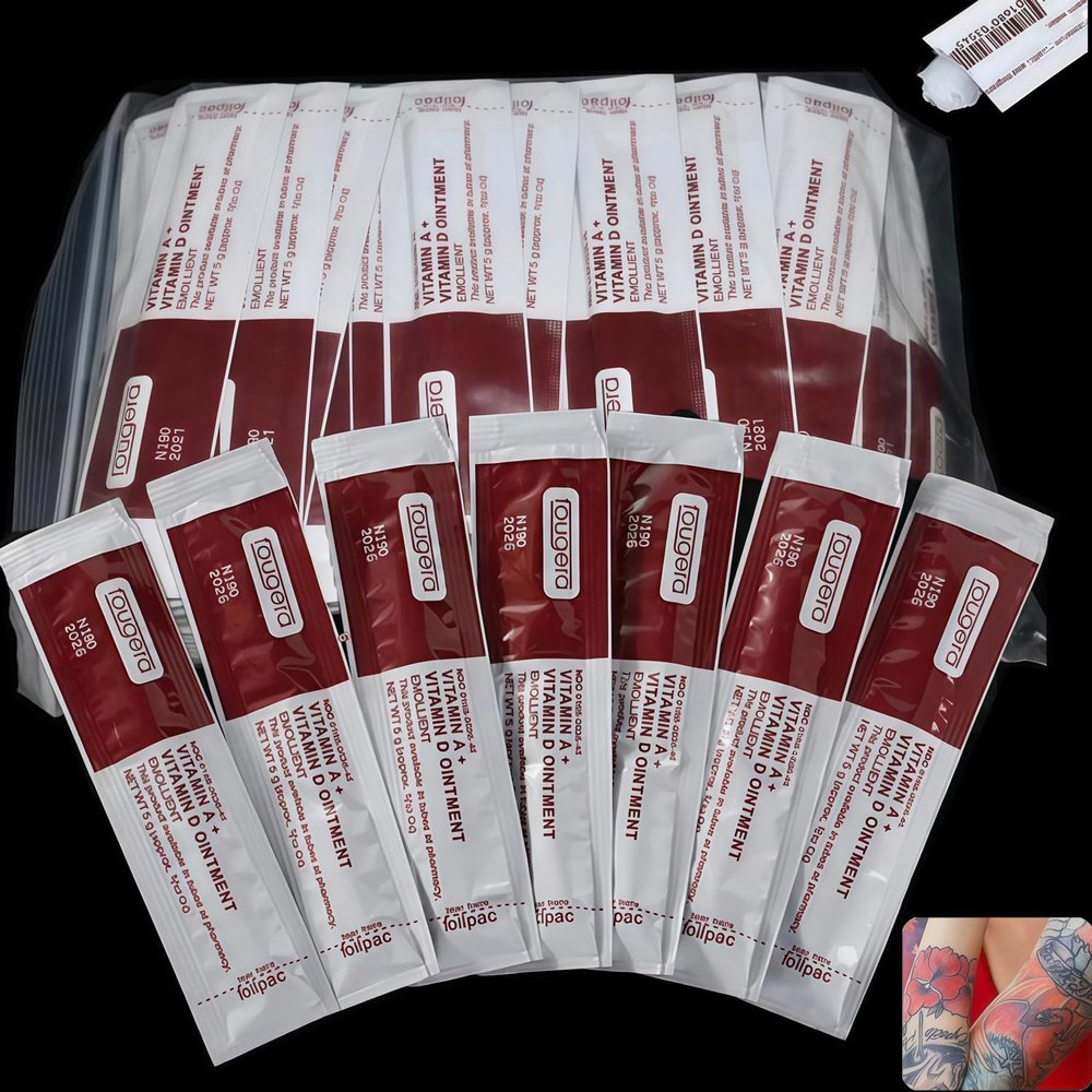 Microblading Tattoo Aftercare Cream Gel - Tattoo Scar Repair Gel Cream, Professional Aftercare Vitamins, Moisturizer Repair, VITAMIN A&D Promote Skin Renewal, for Permanent Makeup, Beauty Skin Care