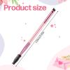 10 Pieces Duo Eyebrow Brush, Eyebrow Spoolie Brush and Angled Brow Brushes for Shaping & Filling Eyebrows Lash Tint Brushes for Brows or Lashes (Pink) view 2