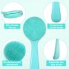 2 Pcs Face Scrubber Silicone Facial Cleansing Brush Soft Exfoliating Washing Face Brush Pore Cleansing Brushes for Blackheads Makeup Residues Removal view 3