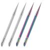 4 Pcs Nail Cleaning Cuticle Stick Tool Professional Pedicure Nail Art Care Stick Stainless Steel Cuticle Pusher Dead Skin Polish Peeler Cutter for Fingernails Toenails Manicure view 1