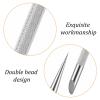 4 Pcs Nail Cleaning Cuticle Stick Tool Professional Pedicure Nail Art Care Stick Stainless Steel Cuticle Pusher Dead Skin Polish Peeler Cutter for Fingernails Toenails Manicure view 3