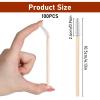 100 Pcs Spooly Eyelash Eyebrow Brushes, Disposable Mascara Wands view 2