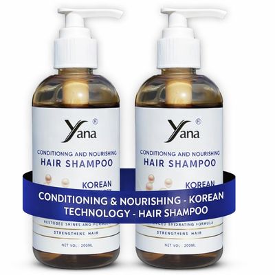 Yana Fights Hair Loss Daily Routine Shampoo and Conditioner for Women Hair Fall with DHT Blocker, Formulated for Thinning Hair & Hair Growth Support, Infused with Natural Oils For Women (Pack of 2)