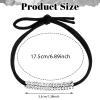 10 Pcs Rhinestone Hair Tie, Silver Rhinestone Hair Bands Sparkly Crystal Ponytail Holder Crystal Hair Accessories for Women view 2