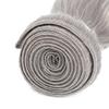 Dabork Human Hair Bundles Grey Straight Bundles 300g/Pack, 8 10 12 Inch view 4