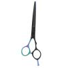 Barber Scissors Stainless Steel Hair Cutting Shears, Lightweight Ergonomic Beard and Mustache Trimming Scissors with Sharp Blades, Easy to Clean for Barbershop Home Use (Flat Scissors: for Pets' Body view 1