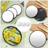 HINTRMENT Compact Makeup Mirror 10X Magnification ABS Glass Round Portable view 3