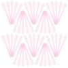 BETOOKY 100pcs Mini Eyelash Comb and Small Brow Brush 9cm Pink Reusable Eyebrow Eyelash Shaper for Lash Styling and Brow Grooming Tools for Women view 1