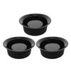 FAVOMOTO 3pcs Silicone Shaving Bowls Reusable Travel Beard Shaving Mugs for Home and Barber Grooming with Foaming Soap Mixing Cups view 1