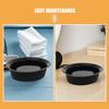 FAVOMOTO 3pcs Silicone Shaving Bowls Reusable Travel Beard Shaving Mugs for Home and Barber Grooming with Foaming Soap Mixing Cups view 3