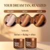 Gold Shimmer Tanning Gel | Browning Tan Accelerator | Carrot Oil, Coconut Oil, Vitamin C & Aloe Vera | Non-Greasy, Water-Resistant | Streak-Free Natural Bronze Glow | Vegan | 5 oz view 3