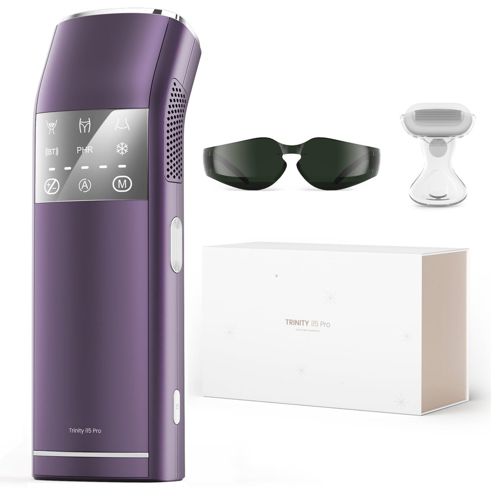 Ecofun Laser Hair Removal with 35F Ice-Cooling, 27J Quad-Pulse for Body