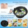 2026 Upgraded Face Bowl for Ice - Foldable Silicone Facial Ice Bath Bowl, Built-In Ice Tray, Cold Plunge Basin with Snorkel Design for Skin Tightening, Skincare Routine, Home Travel (Black) view 3