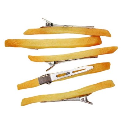 Imitation Food Hairpins French Fries Hair Clip for Women Teens Themed Outfits and Social Media Photos Food Shaped Hairpins