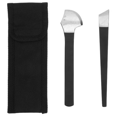 UKCOCO 2pcs Manganese Steel Callus Remover Scraper Foot Dead Skin Tool with Oxford Bag Pedicure Foot Scraper for Hard Skin and Callus Removal at Home