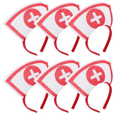 IMIKEYA 6 Pack Nurse Headbands, Halloween Costume Accessories for Women