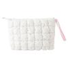 Vestamore Large Capacity Puffer Quilted Makeup Bag With Detachable Wrist Strap, Polyester Cloud Design Cosmetic Bag, Versatile Travel Toiletry Pouch In Multiple Colors view 1