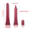 COSIDEA 10pcs Empty 10ml 0.33oz Prurple Squeeze lip gloss tubes soft lipgloss container with solid color view 3