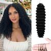 Deep Wave Feather Human Crochet Hair Miracle Invisible Knots 16Inch 60g view 1
