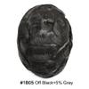 Hair Toupee for Men Hairpiece Invisible Mens Hair Replacement System Transparent Ultra Thin Skin Human Hair Piece Unit for Men #1B05 Off Black+5% Gray-100% Light to Med-Light Density 6"x9" view 2