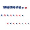 24Pcs 4th of July Press on Toenails Short Square Independence Day Fake Toe Nails with Star Design Red Blue Patriotic False Toenail Summer Beach Toe Nails Nude Reusable Stick on Toenails for Women view 3