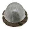 Human Hair Toupee for Men Hairpiece Invisible Mens Hair Replacement System Transparent Ultra Thin Skin Gray Hair Piece Unit for Men #410 Medium Brown+10% Gray-80% Light Density 6"x9" view 3
