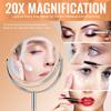 Auxmir 1X/20X Double-Sided Makeup Mirror, 8" Magnifying Mirror view 2