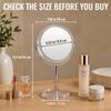 Auxmir 1X/20X Double-Sided Makeup Mirror, 8" Magnifying Mirror view 4
